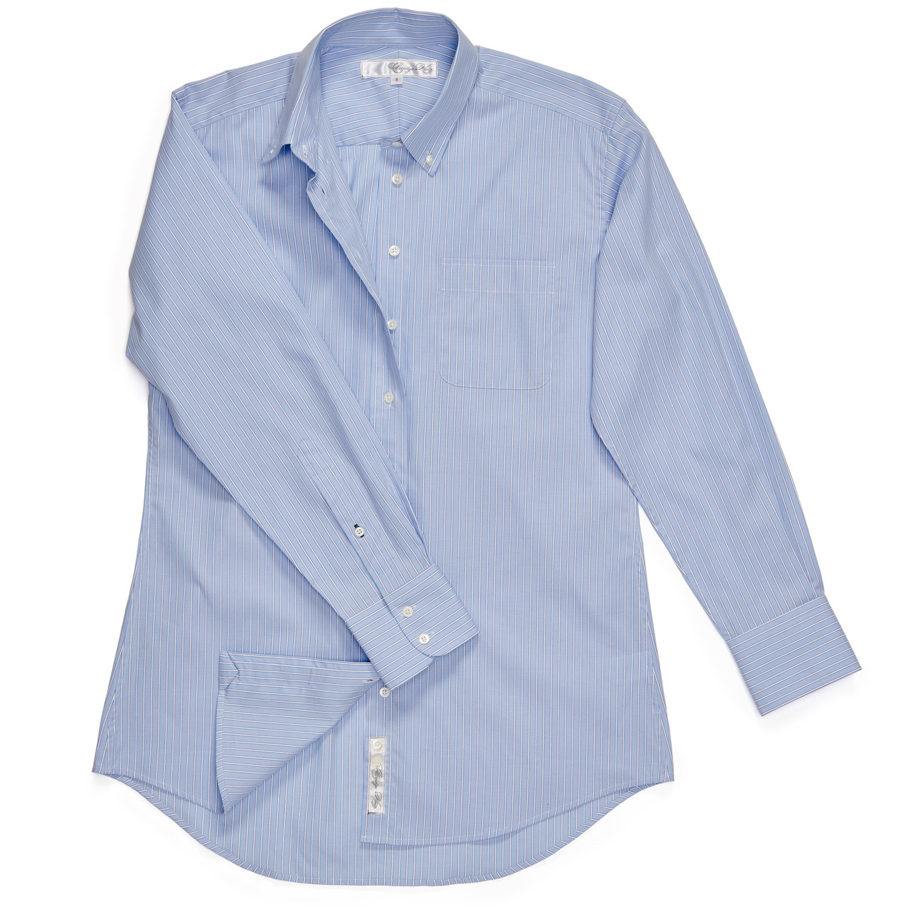 The His is Hers Original Shirt in Sky Blue Stripe | Build