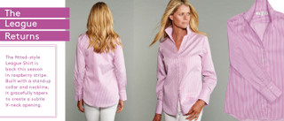 Claridge & King Cap Raspberry Cap Sleeve Blouse