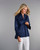 The Smocked Tunic in Deep Dark Blue