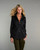 The Mod in Pitch-Black Poplin (easy-care) 