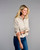 The Safari Crop in Stone Twill (easy-care)