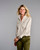 The Safari Crop in Stone Twill (easy-care)