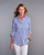The Ivy Shirt in Ballpoint Blue Stripe