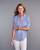 The Ivy Shirt in Ballpoint Blue Stripe
