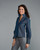 The League Crop in Dark Denim with Ribbon Trim