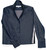 The League Crop in Dark Denim with Ribbon Trim