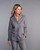 The League Shirt in Gray Pinstripe