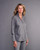 The League Shirt in Gray Pinstripe