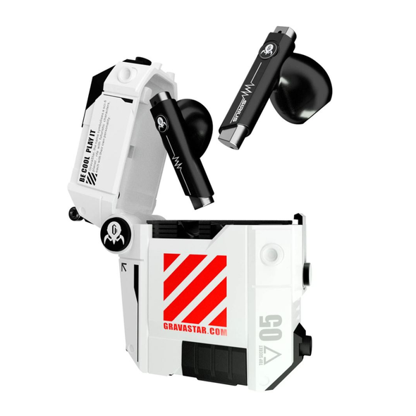 GravaStar Sirius P5 TWS Earbuds - Defense Mecha V2 | P5_MECHA_WHT_V2