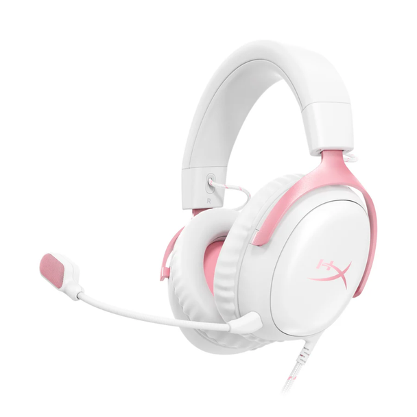 HyperX Cloud III Wired Gaming Headset - Pink