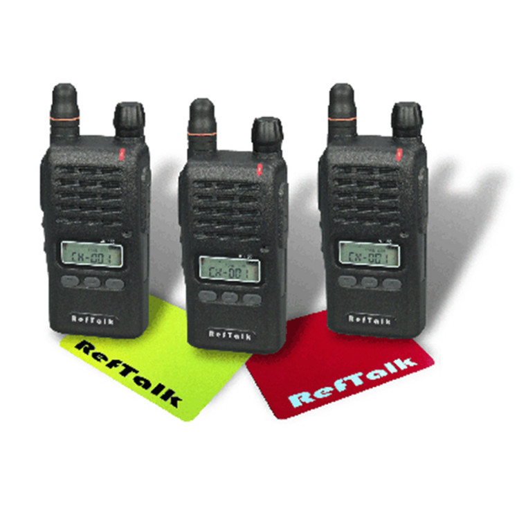 RefTalk Push-to-Talk – Match Set (3 radios)