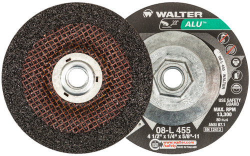4-1/2X1/4X5/8-11 A24-ALU-08L455