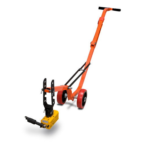 9401-26-Steel Dolly and HD Magnet (Lift Weight: 900 lbs. Flat Items, 450 lbs. Round Items)
