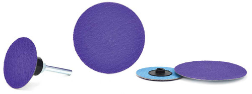 SHUR-KUT® 2" Type S Ceramic Premium Quick Change Disc, 120 Grit