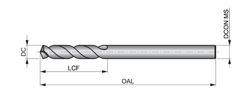 R89CON24-R89CO Jobber Drill