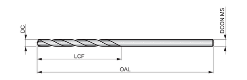501-6N35-501-6 Aircraft Extension Drill