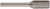 SA-6,SOLID CARBIDE BUR D DBL CUT -7000A