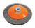 WALTER 6 X 5/8 CRIMPED SAUCER BRUSH-13H654
