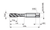 E544BA2BLUE-BA Machine Tap Spiral Flute 40°