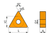 TNMM 220412E-OR:T9325-Turning Insert - Negative