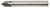 1,MACHIN COUNTRSINK 90DEG 4 FLUT - 3900E