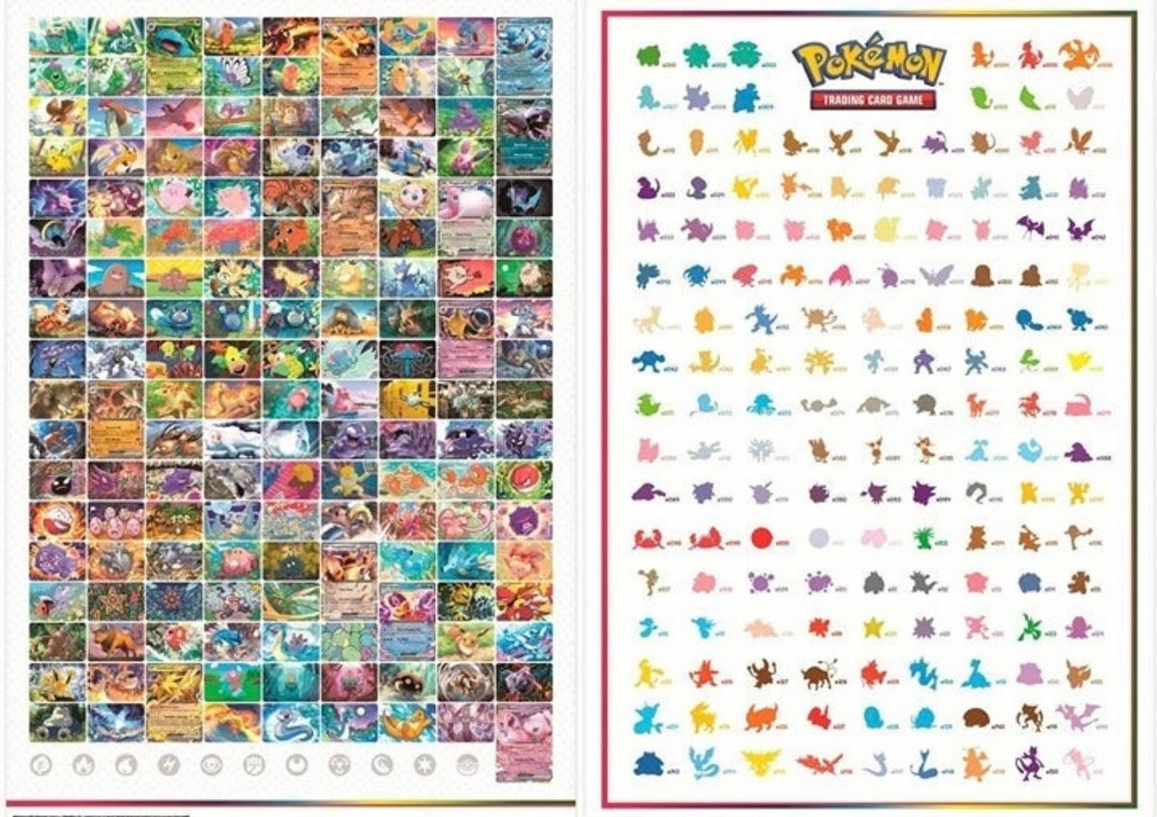 SQUARE ROOT GAMES Pokémon 151 Poster Collection