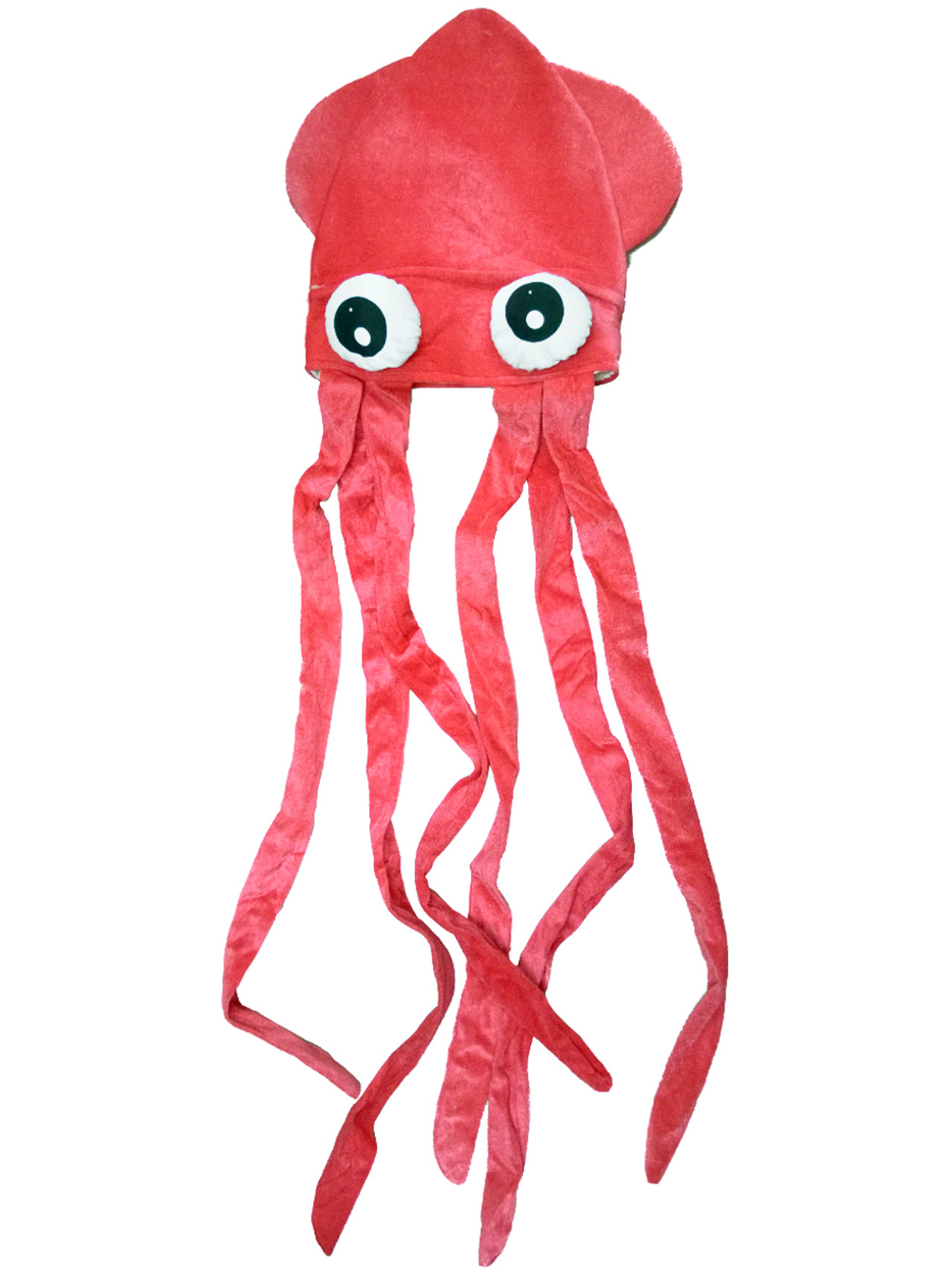 Green Squid With Long Tentacles Hat