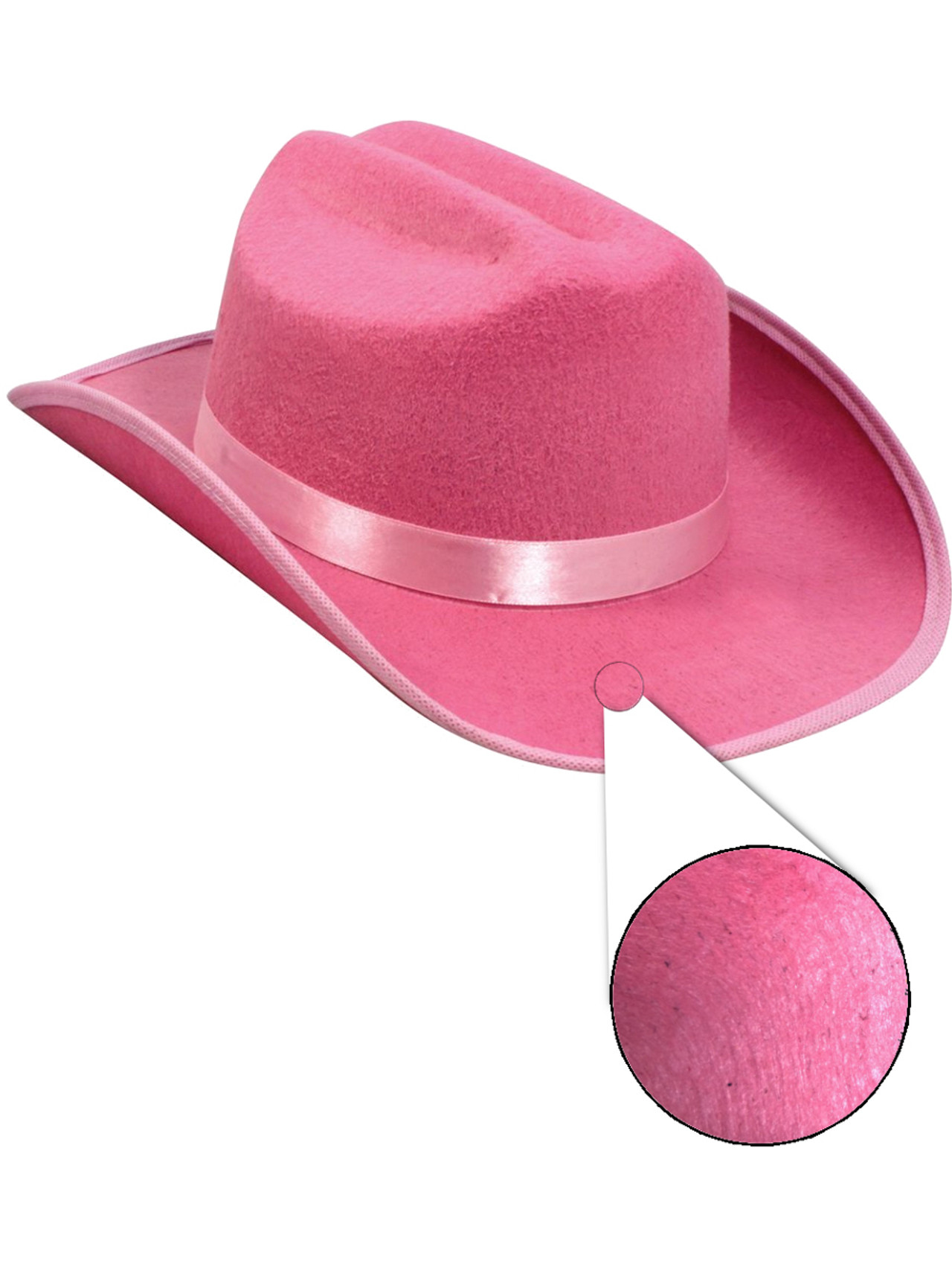 Kid's Country Pink Cowboy Felt Hat