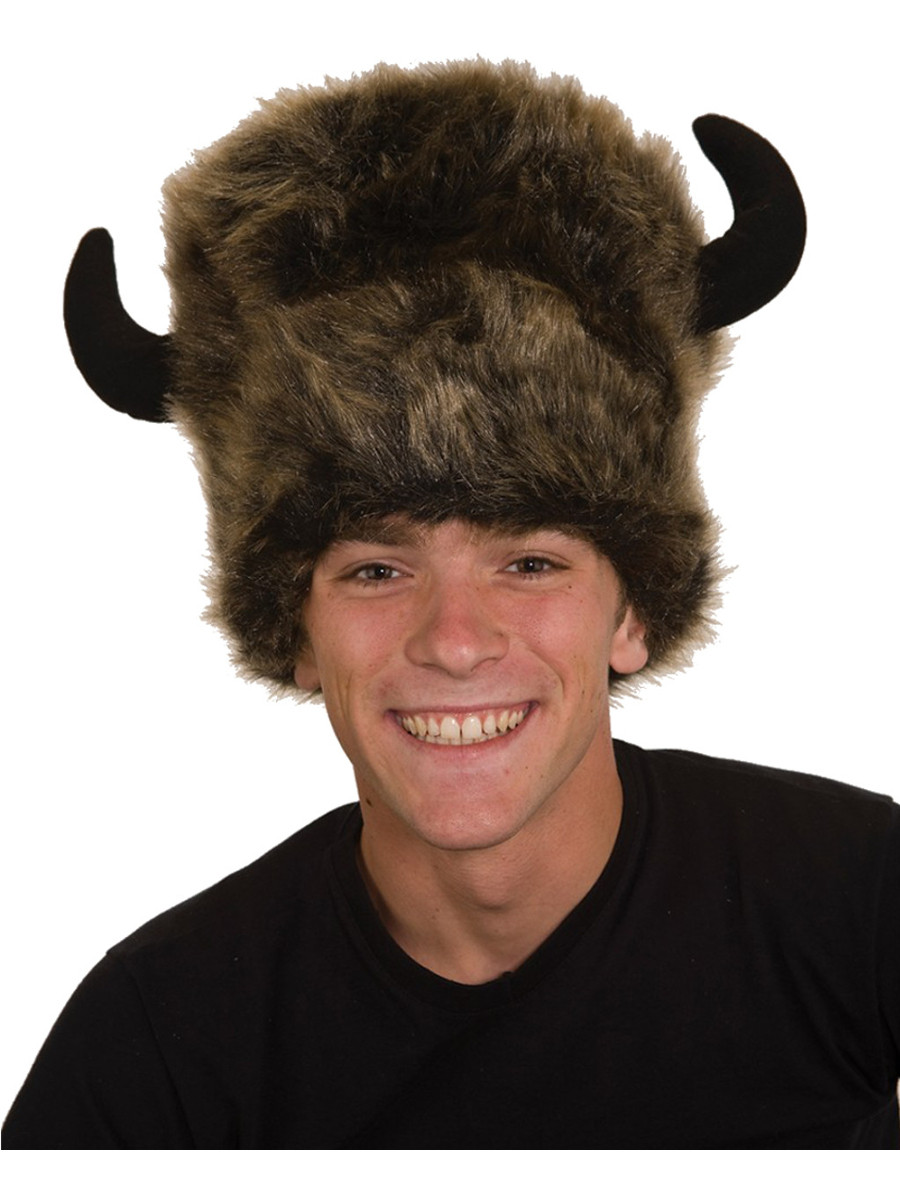 Buffalo Lodge Hat With Horns