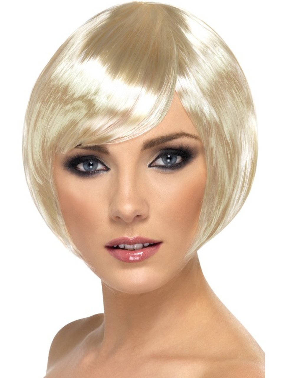 blonde bob wig with fringe