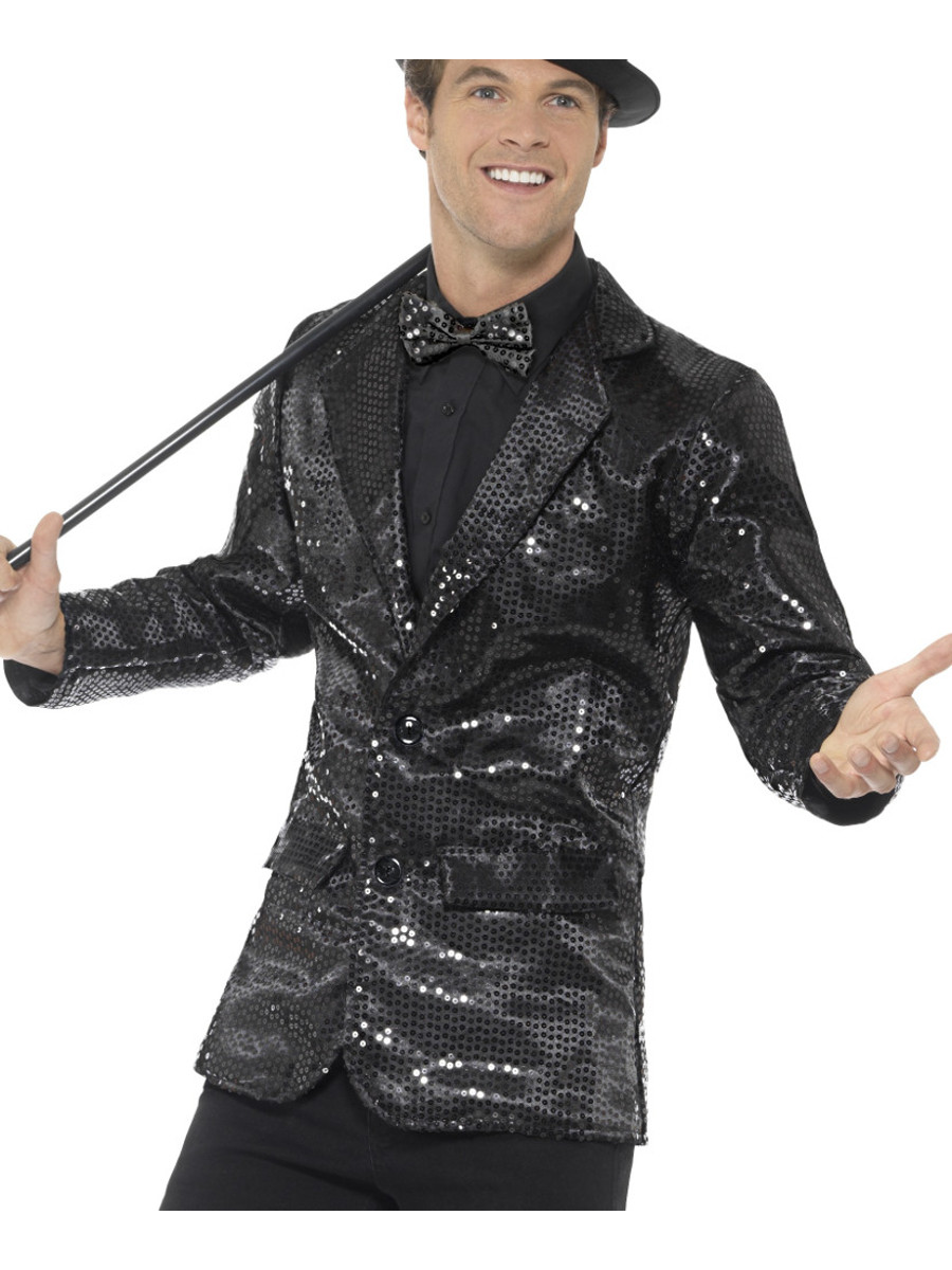 mens sequin jacket fancy dress Men Blue Colorful Sequins Nightclub Slim Fit Blazer Shiny Jacket Coat