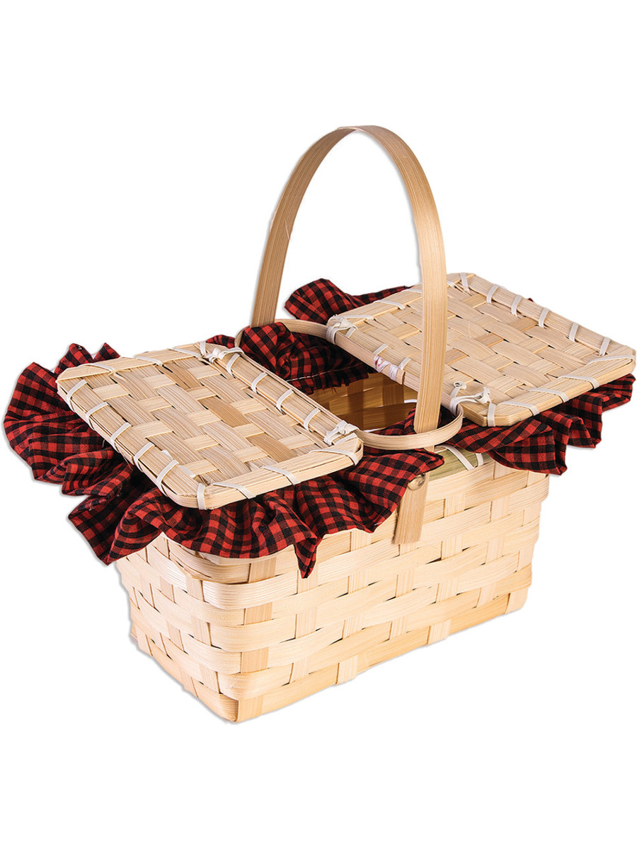 Red Gingham Basket