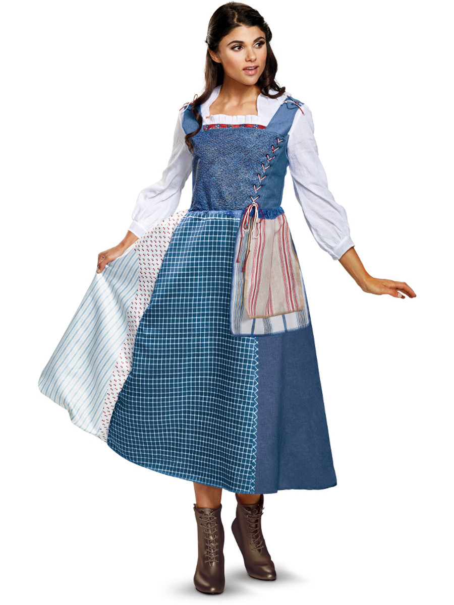Women's Deluxe Beauty And The Beast Belle Village Dress