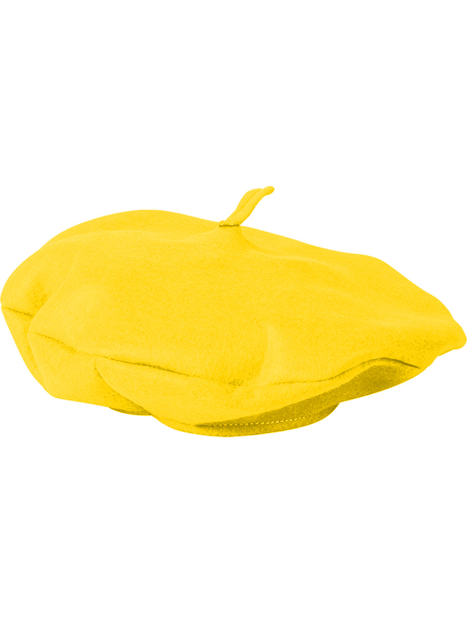 Mime Yellow French Beret