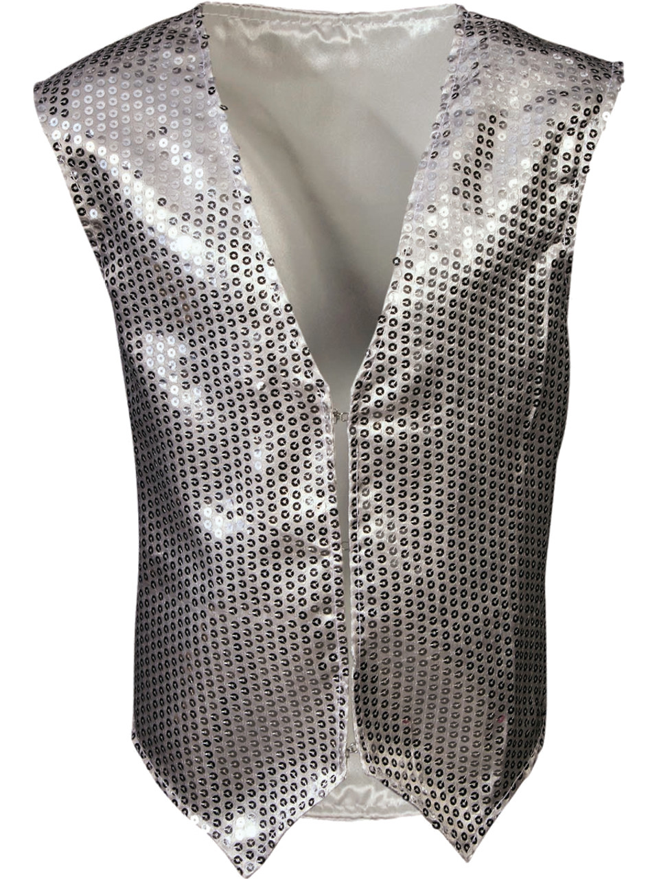 Silver Sequin Showman Kid's Vest