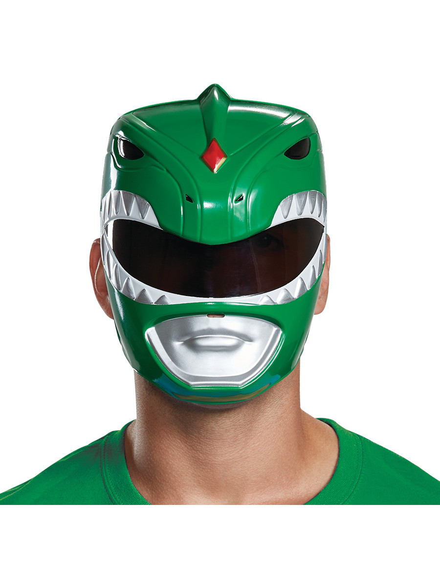 Mens Power Rangers Green Ranger Mask