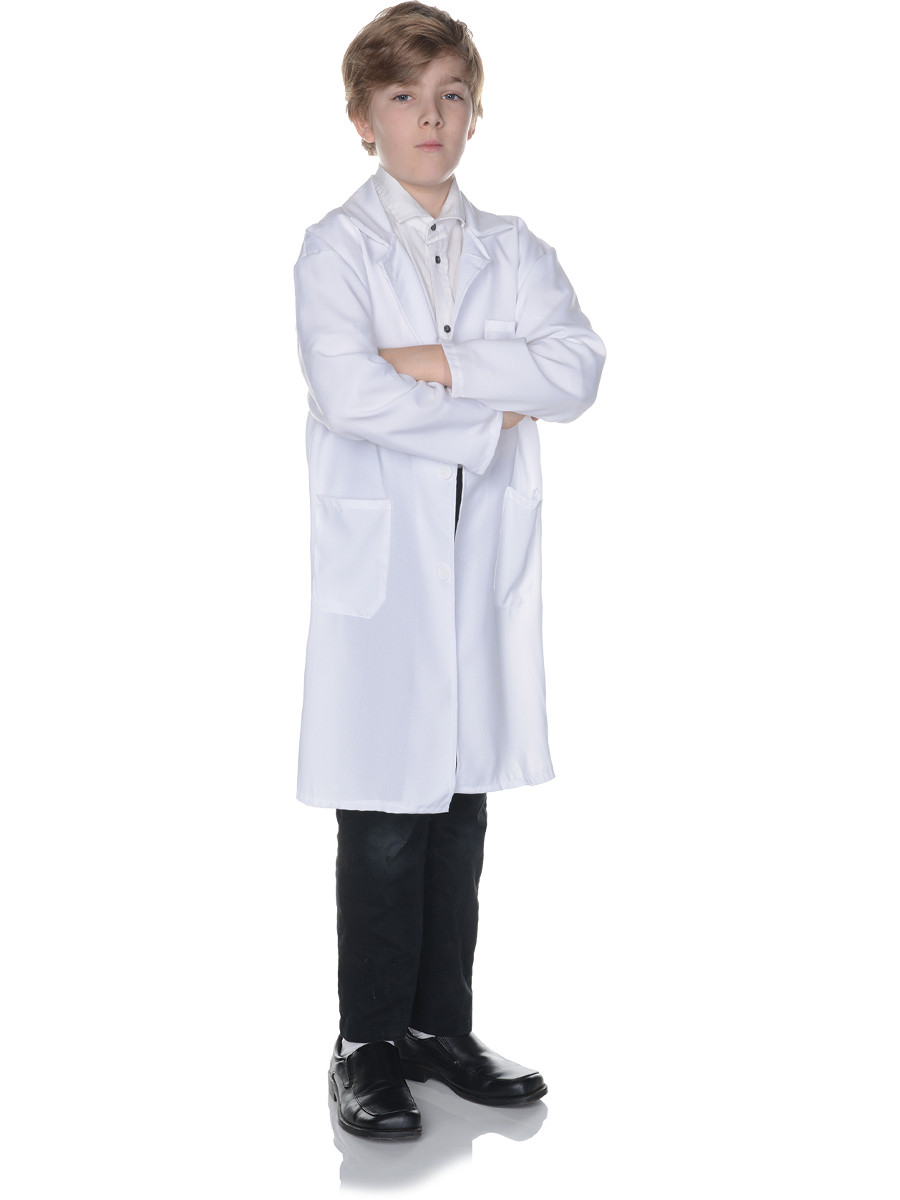 White Doctor Lab Coat Kids Costume