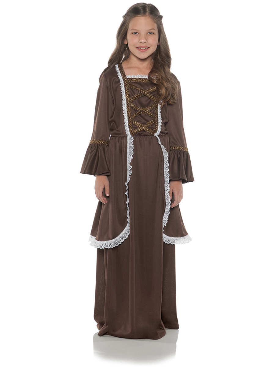 Colonial Girl Children's Costume Medium