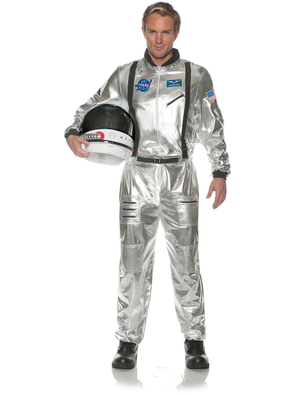 mens silver jumpsuit