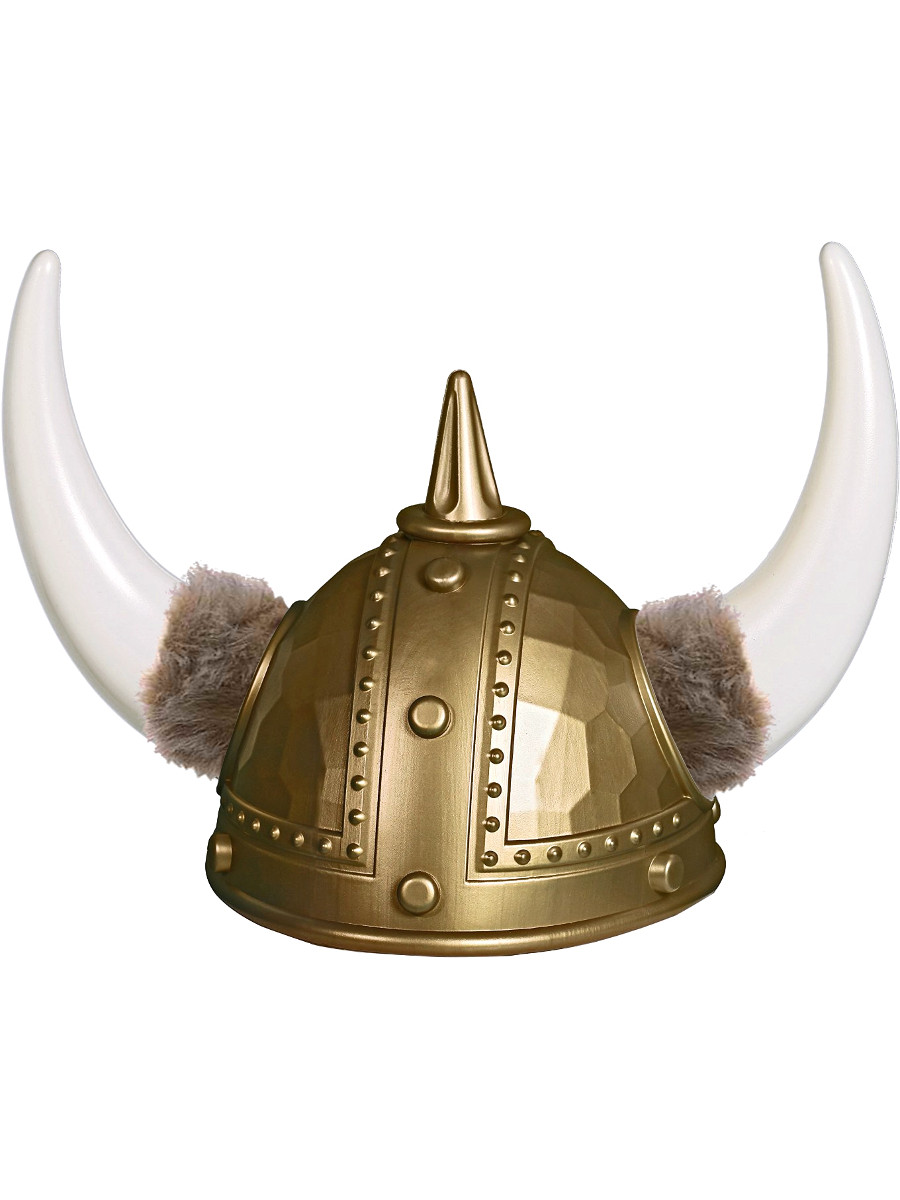 Fur Trimmed Viking Helmet