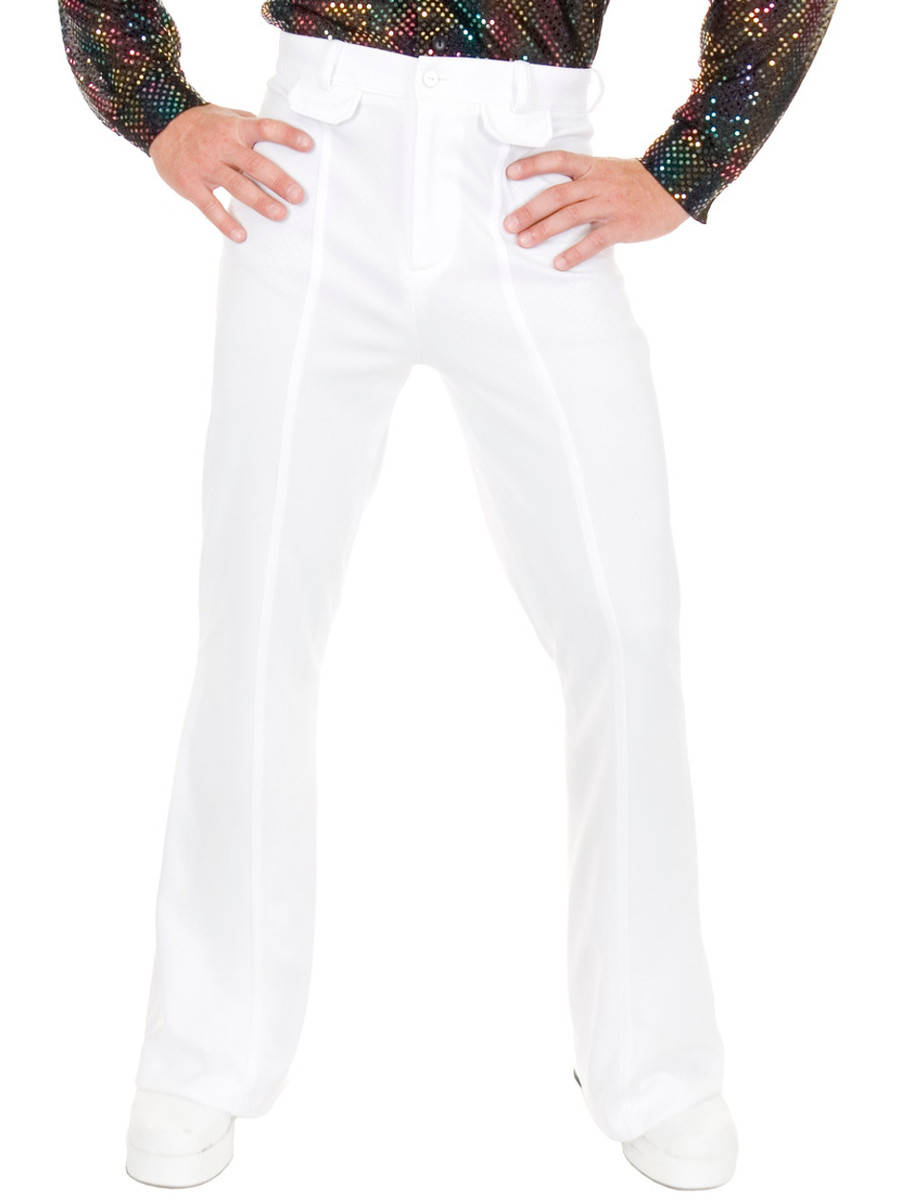 White Disco Boys Costume Pants