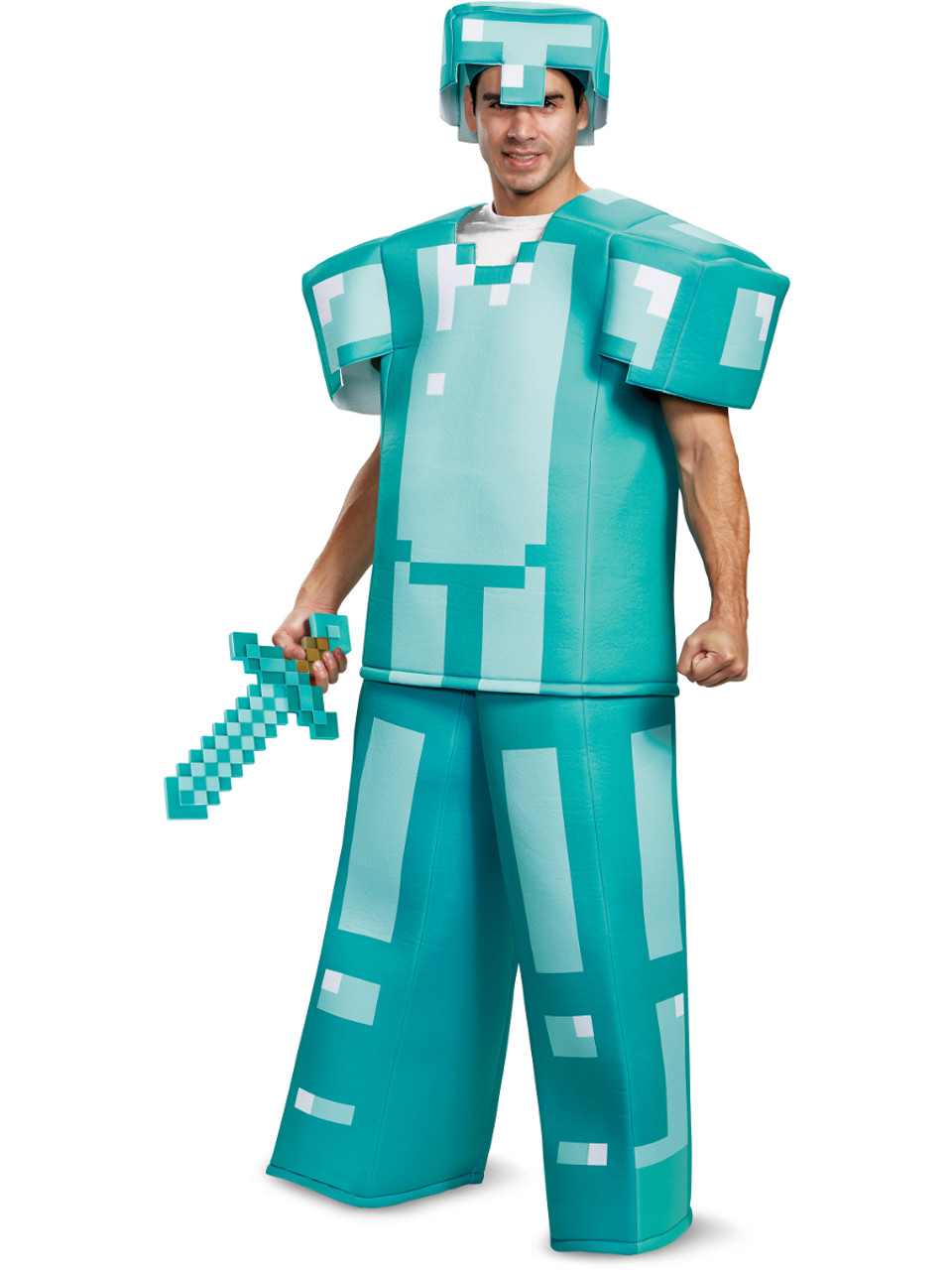 Minecraft Steve Diamond Armor Prestige Adult S Costume