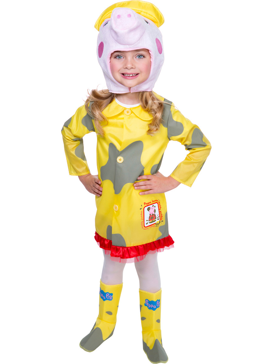 Peppa Pig Muddy Puddles Raincoat Kids Costume