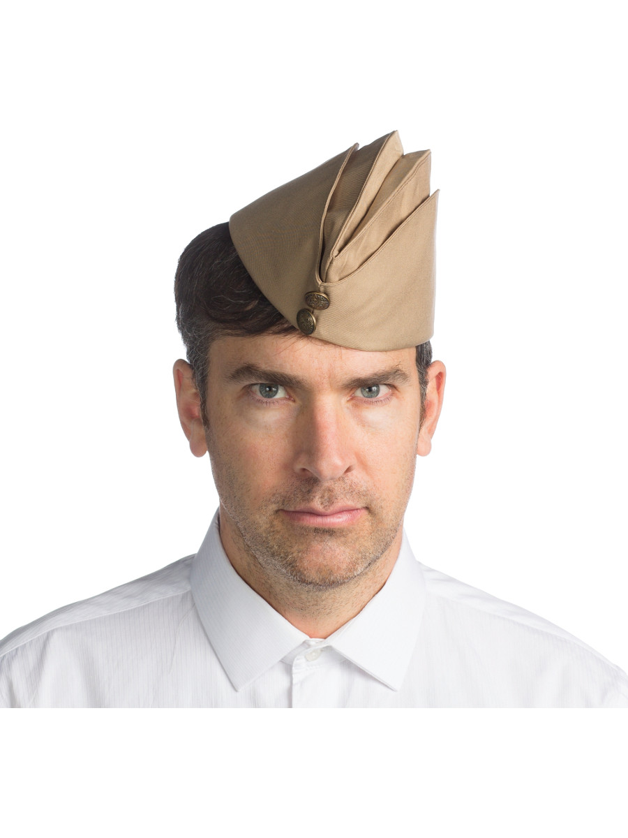 Tan 40s Garrison Hat