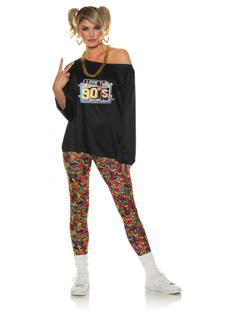 Women's All That 90s Fly Girl Costume Leggings