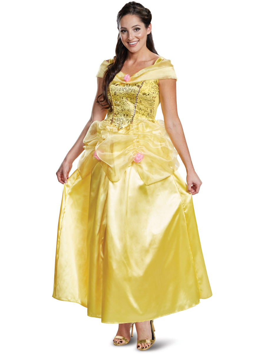 belle gold dress cosplay Aidan Mattox Beaded Maxi Column Dress main image 1