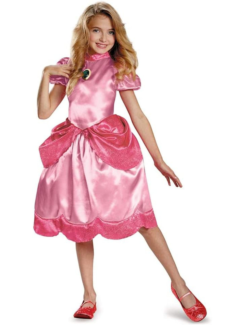 Super Mario Brothers Princess Peach Classic Girl's Costume