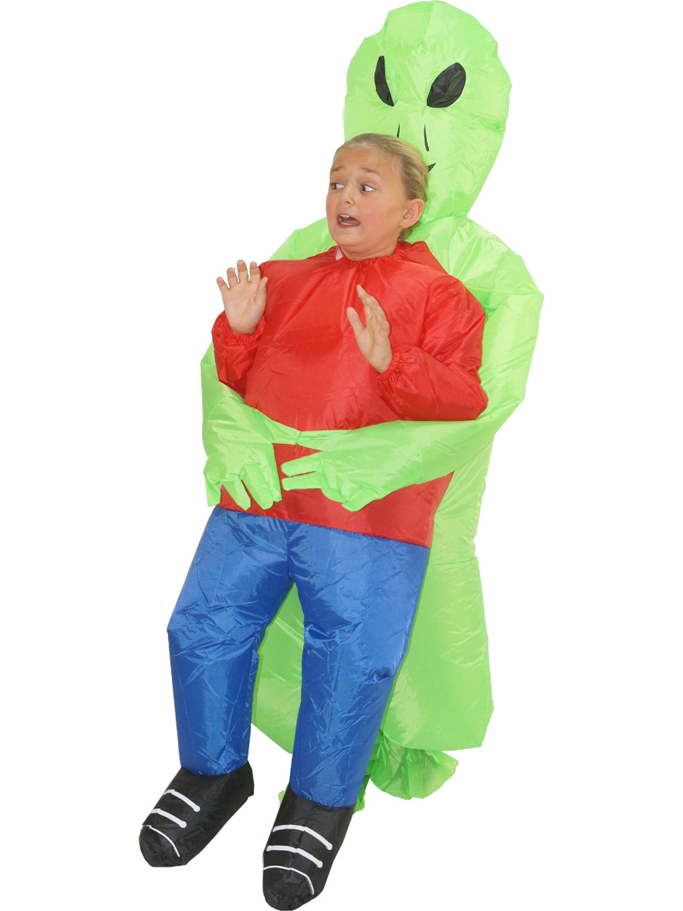 Adult / Kids Inflatable Alien Abduction Costume Halloween Fancy