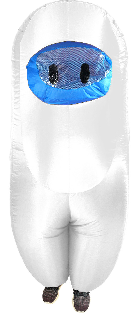 Amongst Us Imposter Sus Crewmate Inflatable Adult Costume Red | Standard