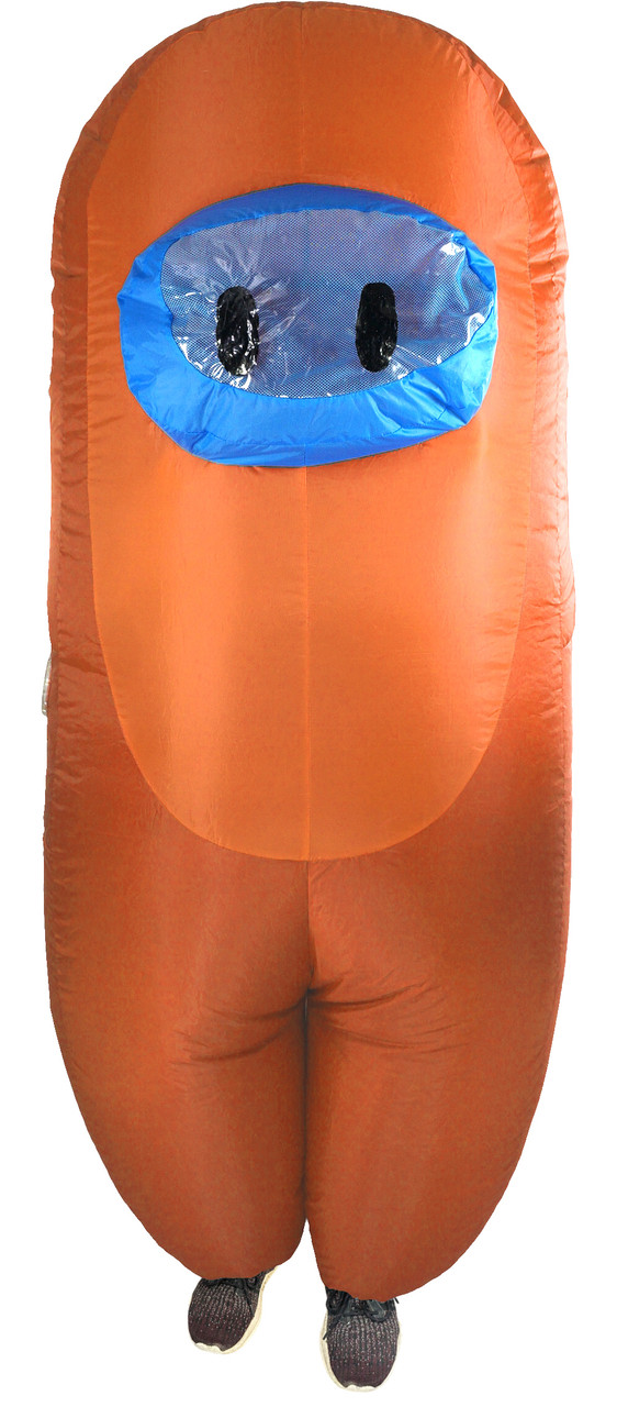 Adult Yellow Amongst Us Sus Imposter Crewmate Killer Inflatable Costume -  BlockBuster Costumes